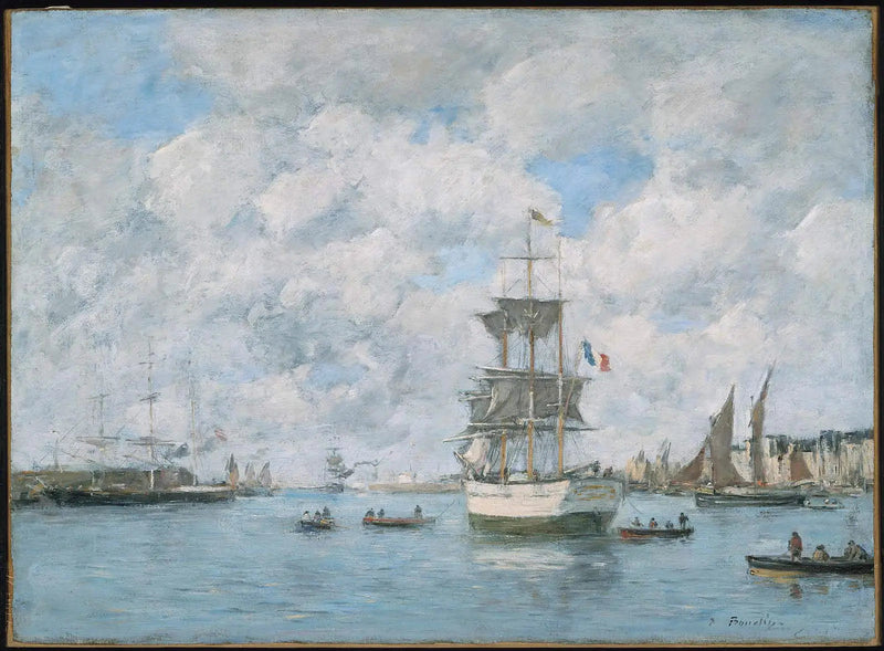 Port of Le Havre - Eugène Boudin