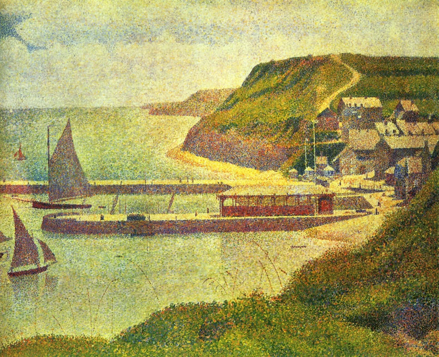 Port-en-Bessin, outer harbor, high tide - Georges Seurat