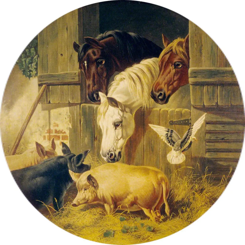 Stable Door - John Frederick Herring, Sr.