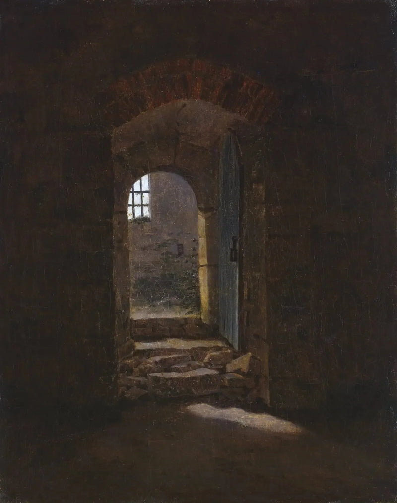 entrance door at Meissen - Caspar David Friedrich
