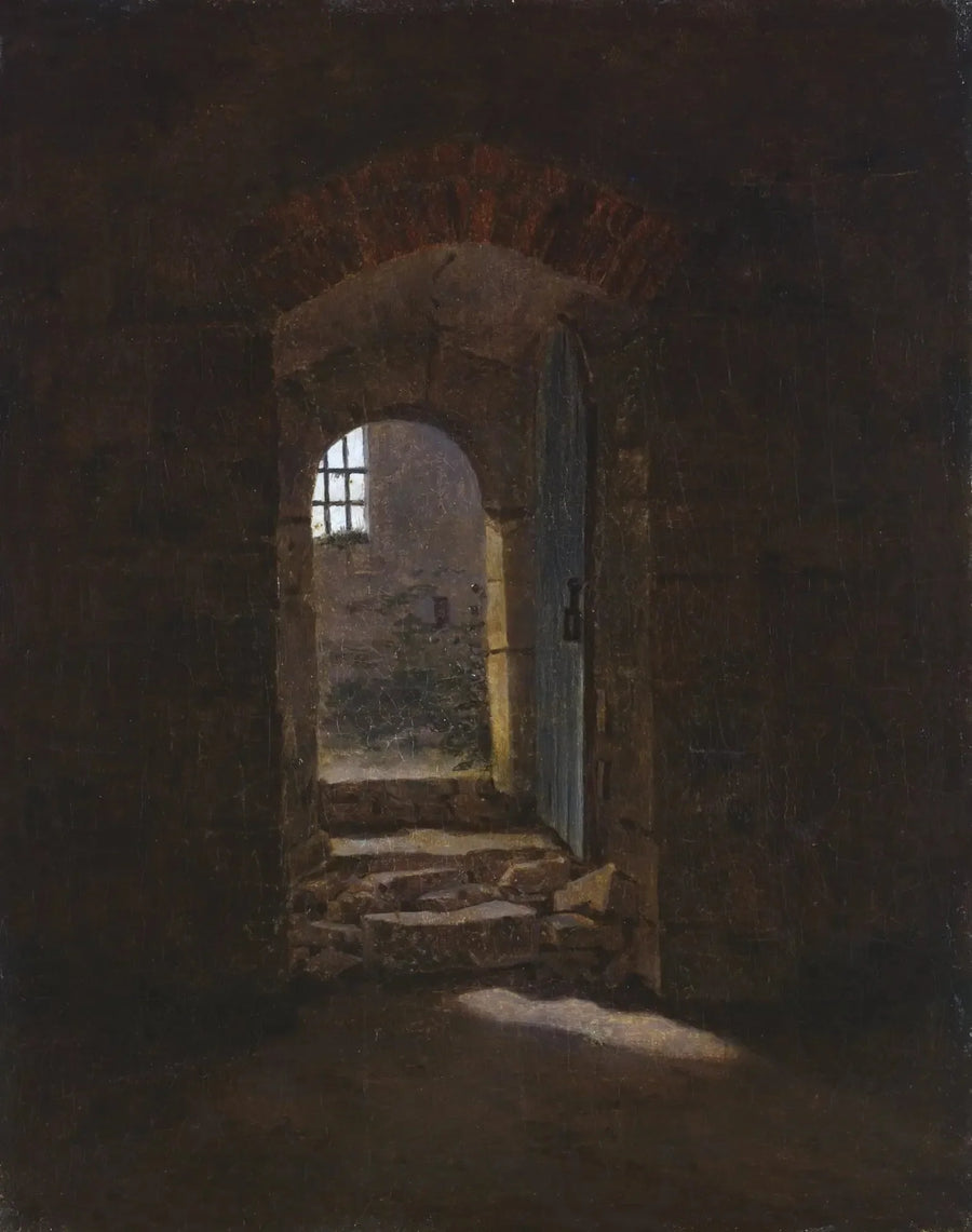 entrance door at Meissen - Caspar David Friedrich