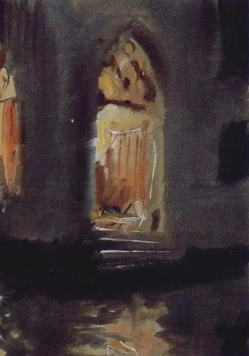 Entrance door of the Palazzo Barbaro - Anders Zorn