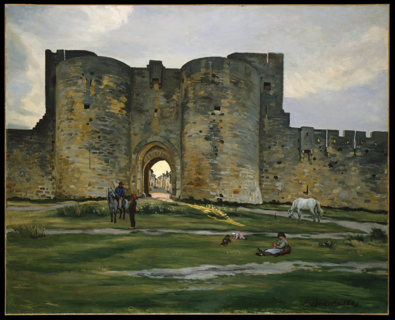 Queen's Gate in Aigues-Mortes - Frédéric Bazille