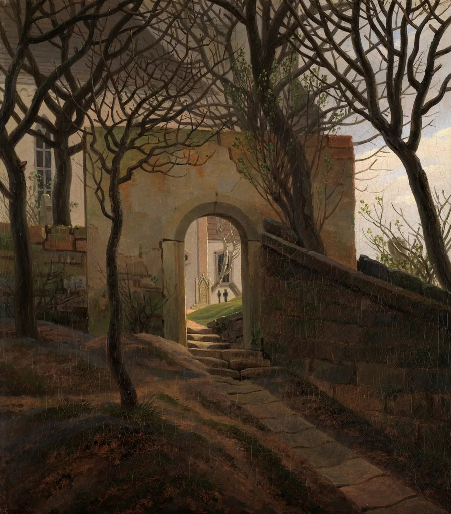 Cemetery Gate - Caspar David Friedrich