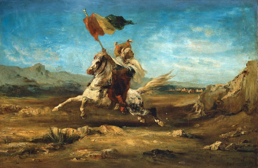 porte-étendard - Eugène Fromentin