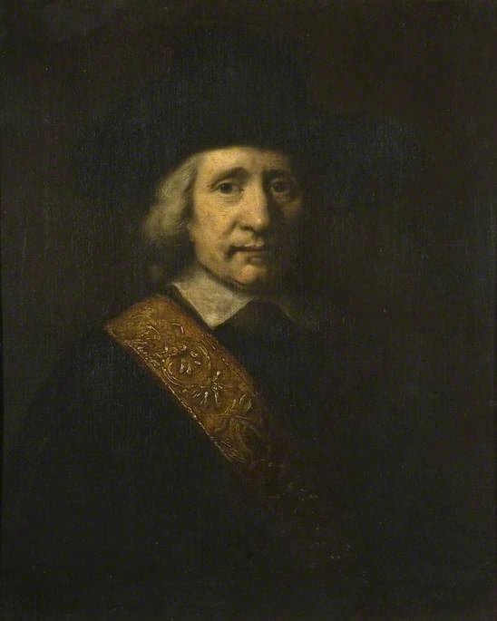 Portrait of a Man (The Standard Bearer, Floris Soop, 1604–1657) - Rembrandt