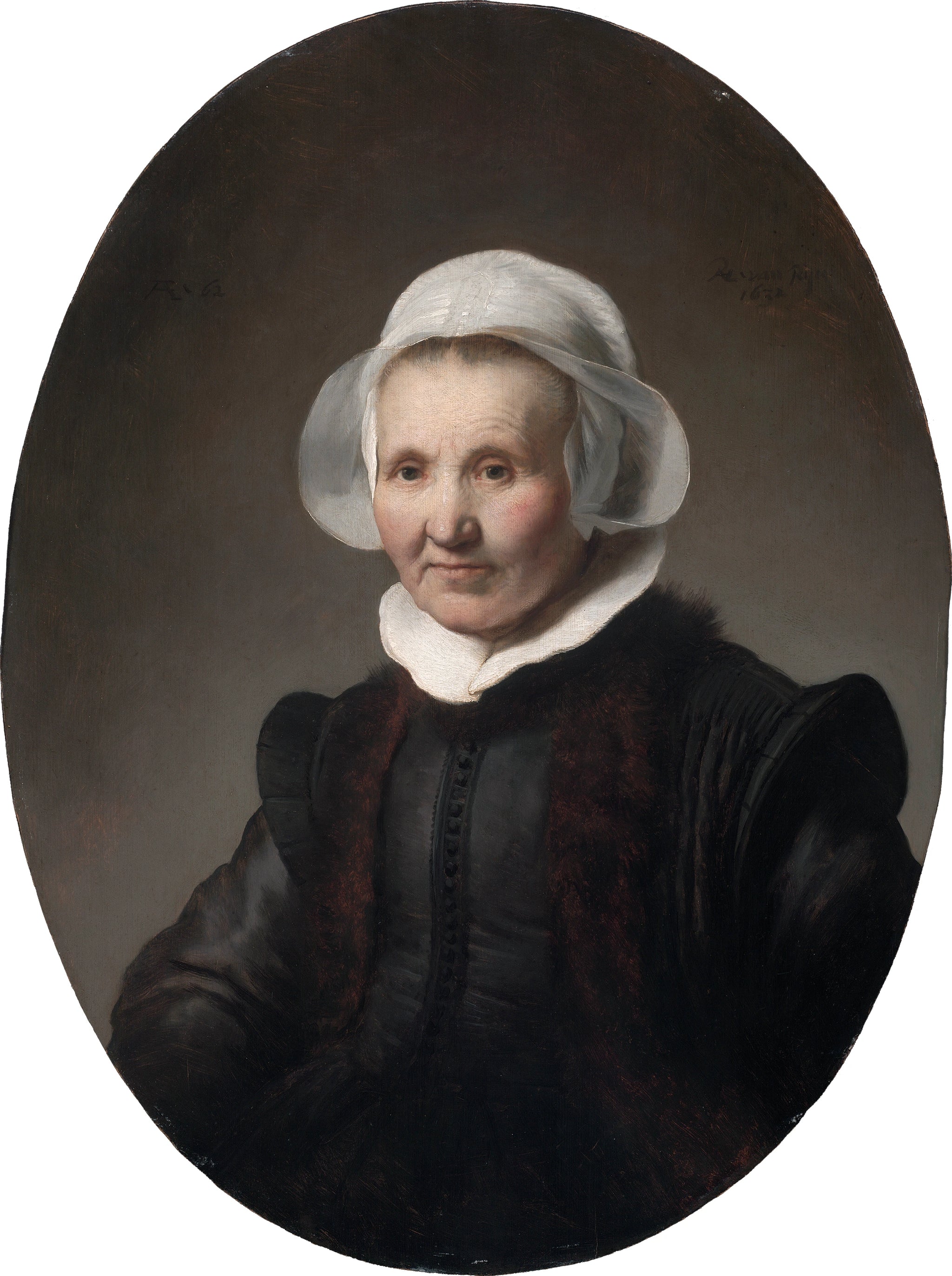 Portrait d’Aeltje Uylenburgh, âgée de 62 ans — Rembrandt, 1632, Museum of Fine Arts Boston