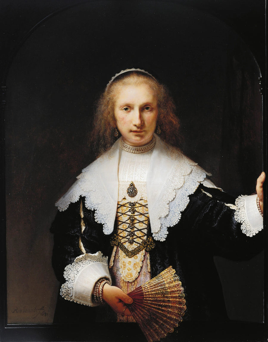 Portrait of Agatha Bas - Rembrandt