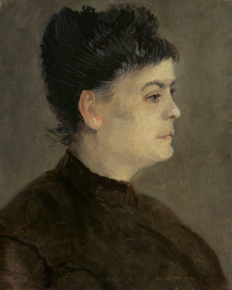 Portrait of Agostina Segatori - Vincent van Gogh