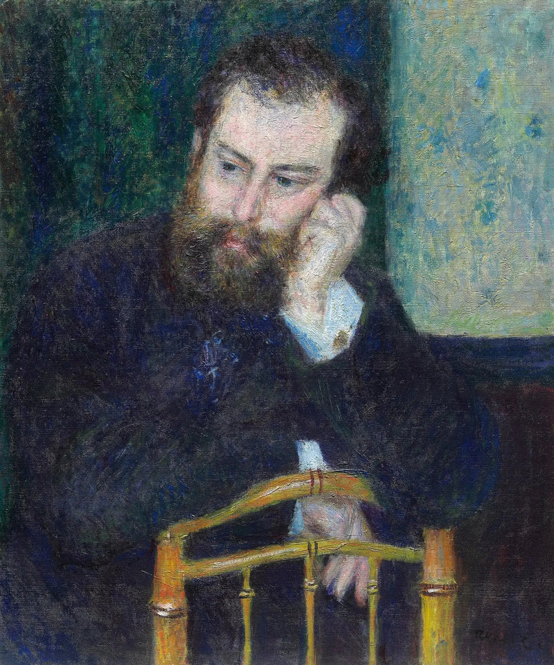 Portrait of Alfred Sisley - Pierre-Auguste Renoir