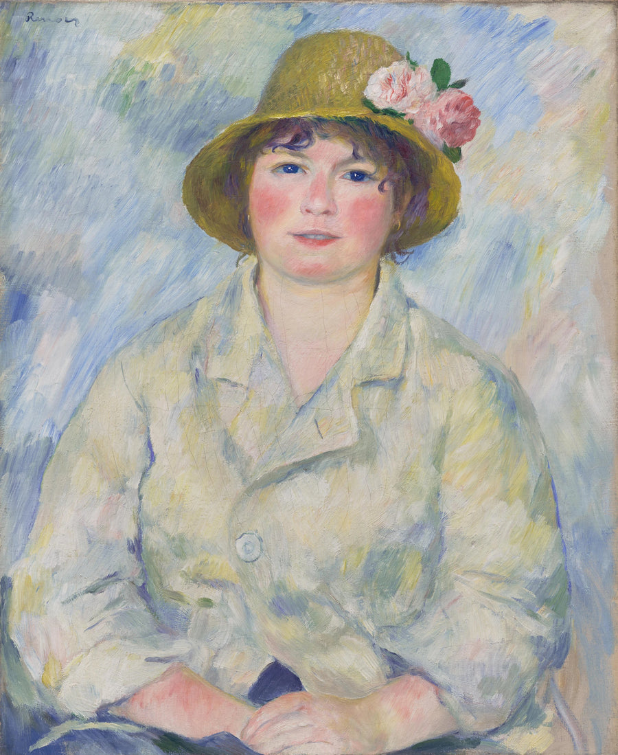 portrait of Madame Renoir - Pierre-Auguste Renoir