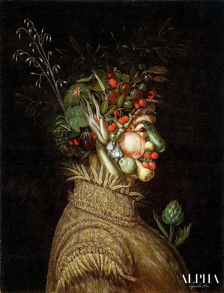 Portrait allégorique : "été" - Arcimboldo - Reproductions de tableaux et peintures haut de gamme