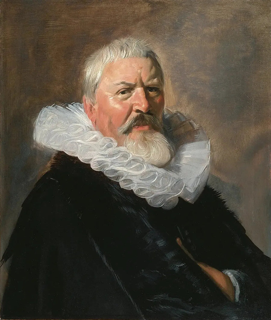 Square Portrait of Pieter Jacobsz Olycan - Frans Hals