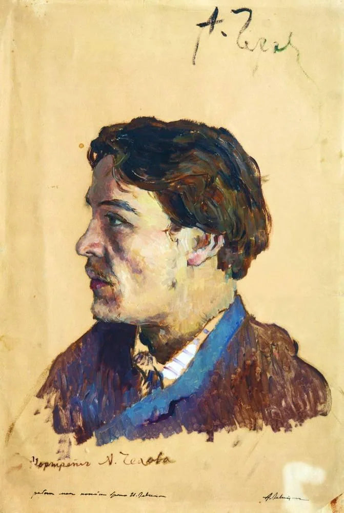 Portrait of A.P. Chekhov (Isaac Levitan) - 1885-1886 - Isaac Levitan