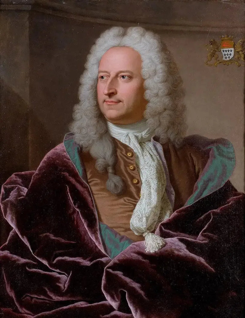 Portrait of Abraham Van Hoey - Hyacinthe Rigaud