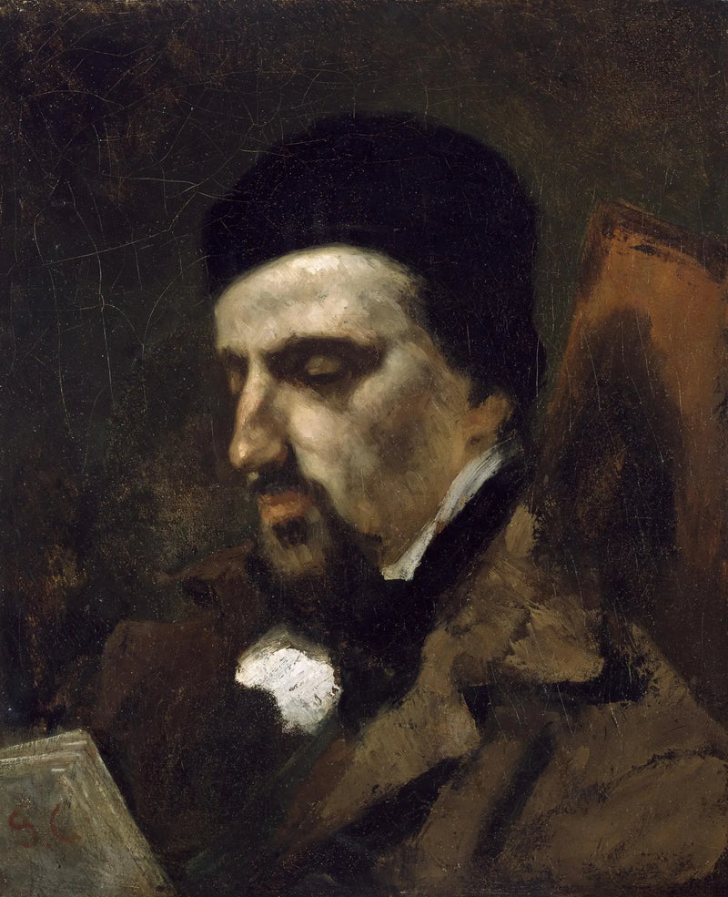 Portrait of Adolphe Marlet - Gustave Courbet