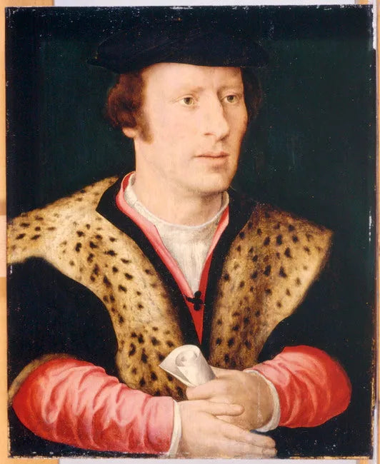 Portrait of Adriaan van der Goes (....-1560) - Joos van Cleve