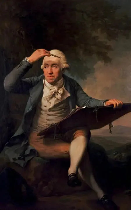 Portrait of Adrian Zingg - Anton Graff