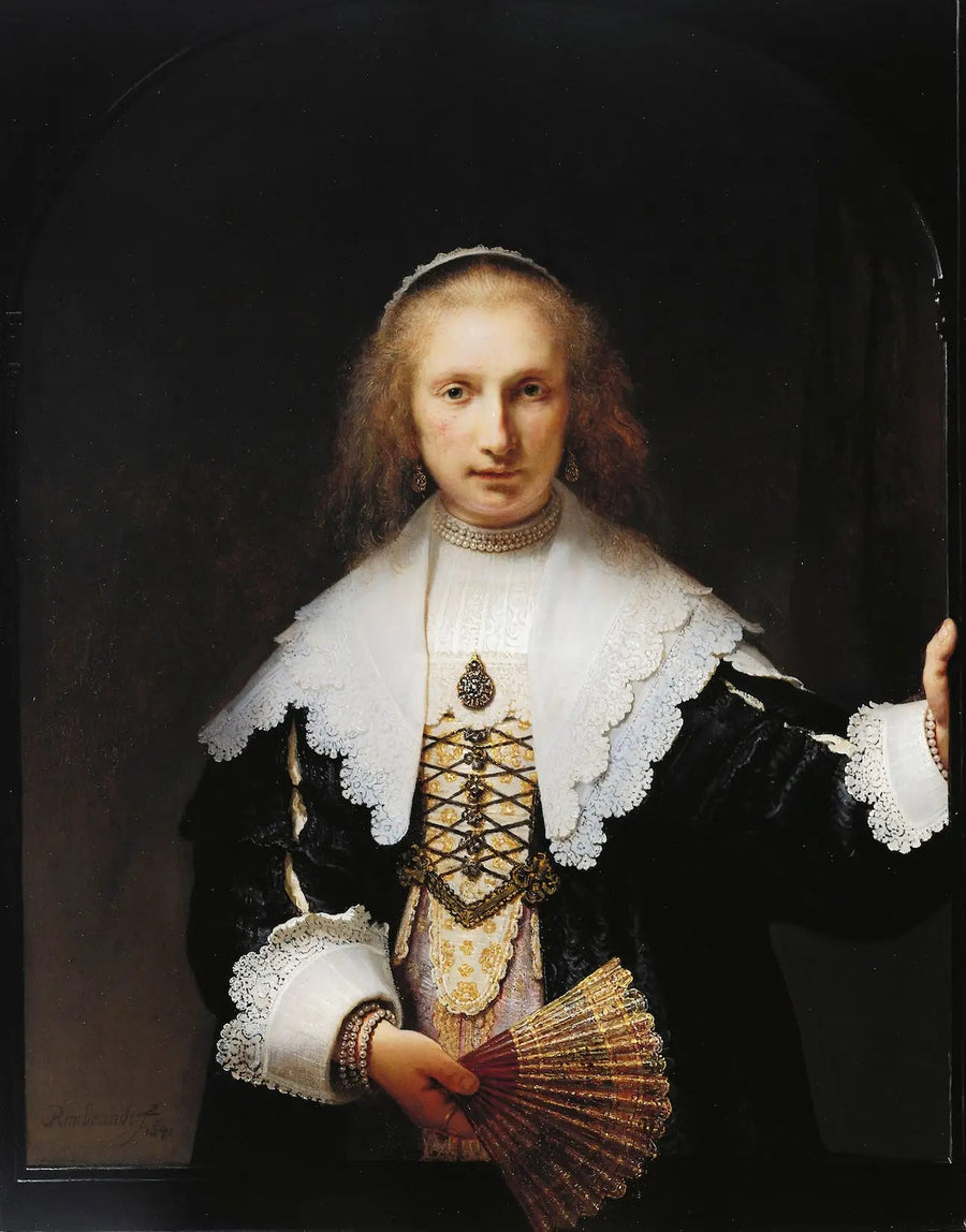 Portrait of Agatha Bas - Rembrandt