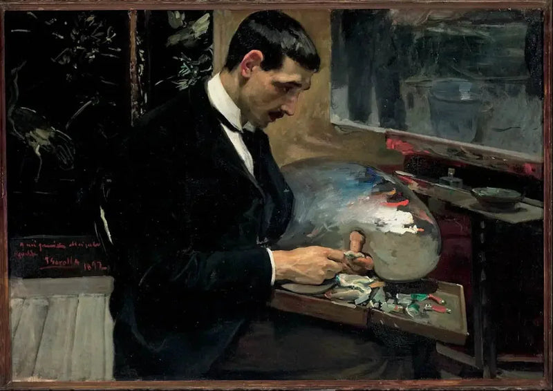 Portrait of Agustín Otermín - Joaquín Sorolla
