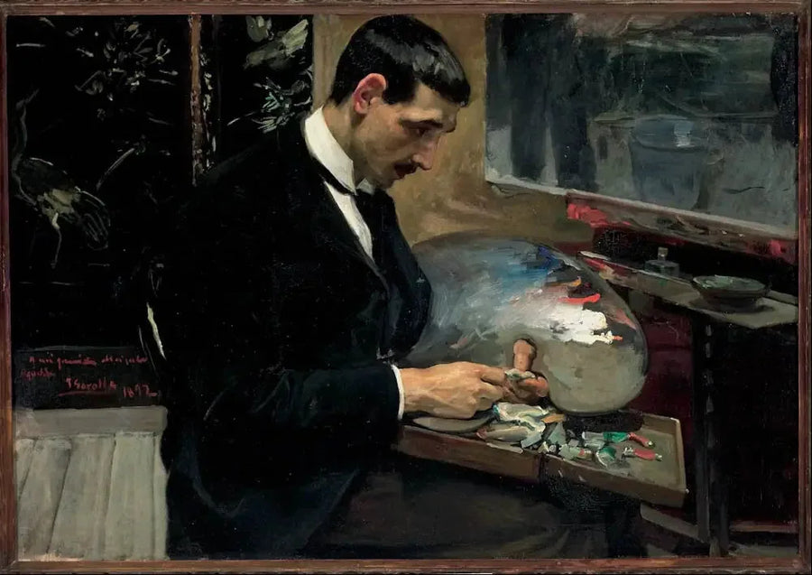 Portrait of Agustín Otermín - Joaquín Sorolla