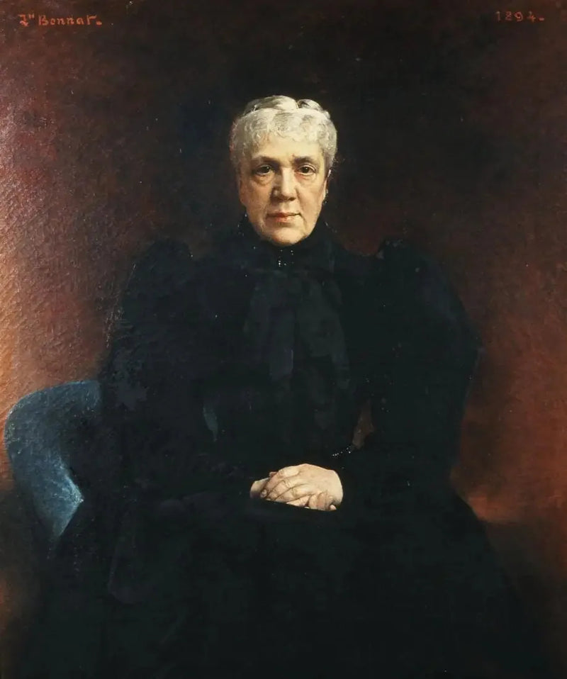 Portrait of Aimilia Salvagou - Léon Bonnat