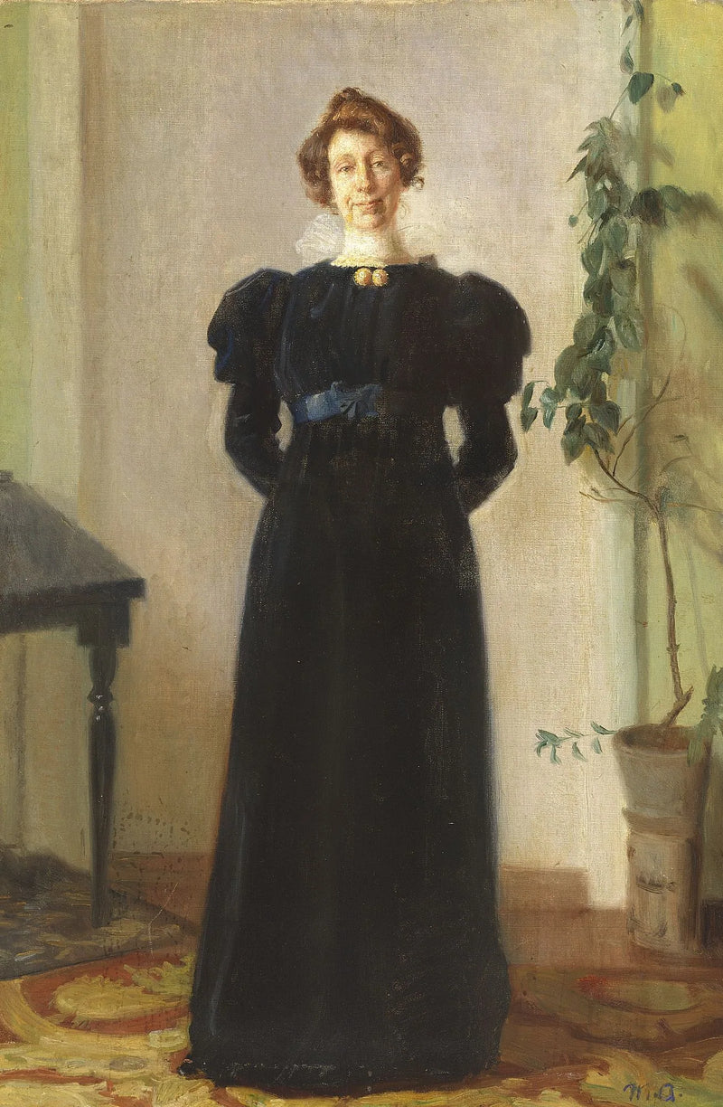 Portrait of Alba Schwartz. -Michael Peter Ancher