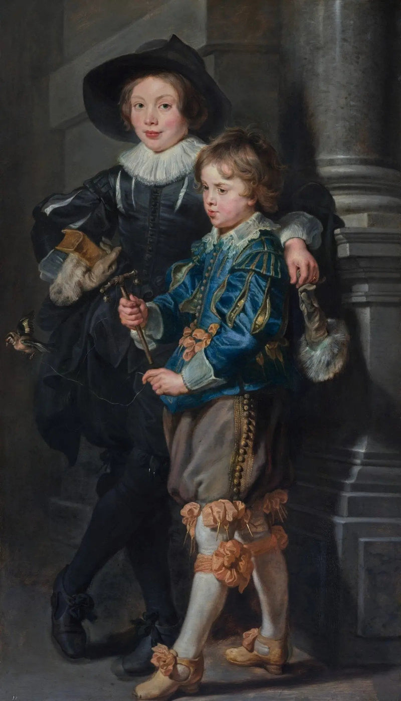 Portrait of Albert (1614-1657) and Nicolas Rubens (1618-1673) - Peter Paul Rubens