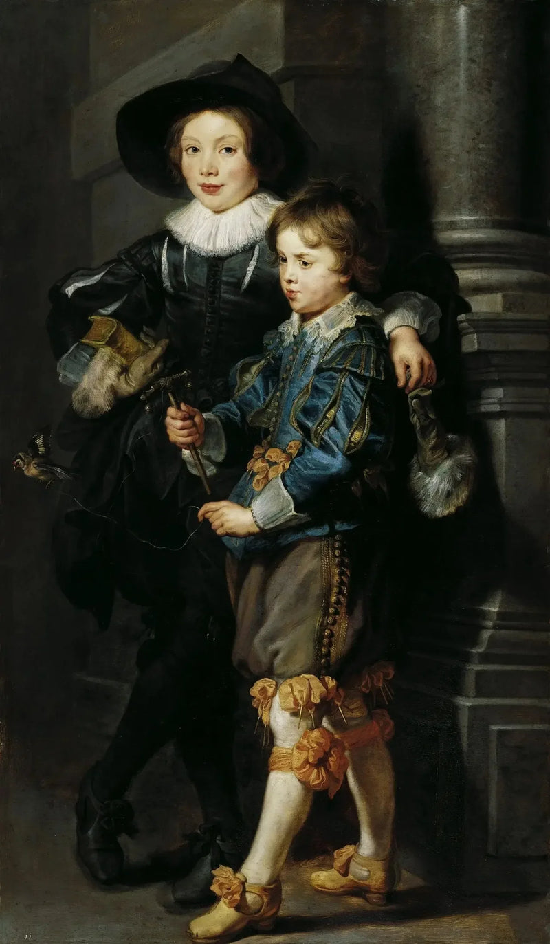 Portrait of Albert and Nicolas Rubens - Peter Paul Rubens