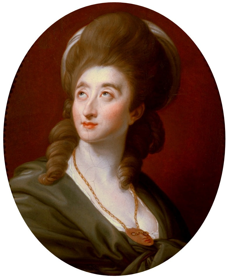 Portrait of Aleksandra Potocka née Lubomirska in the role of Melpomene. - Pompeo Batoni