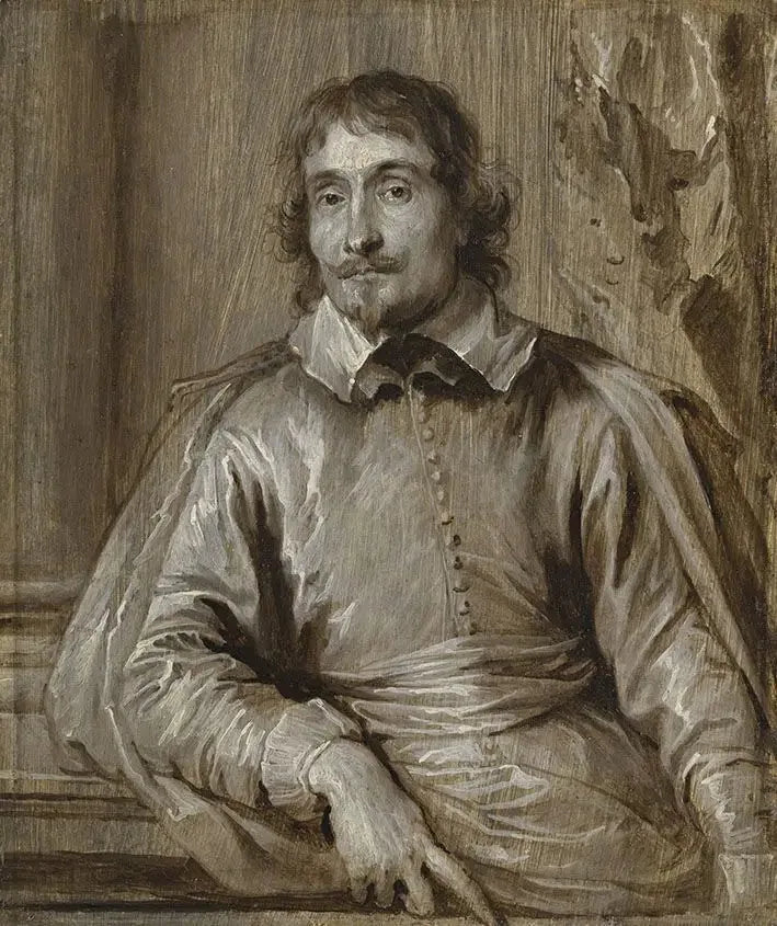 Portrait of Alessandro Scaglia (grisaille) - Antoine van Dyck