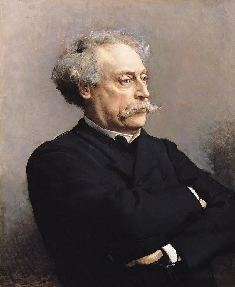 Portrait of Alexandre Dumas fils - Léon Bonnat