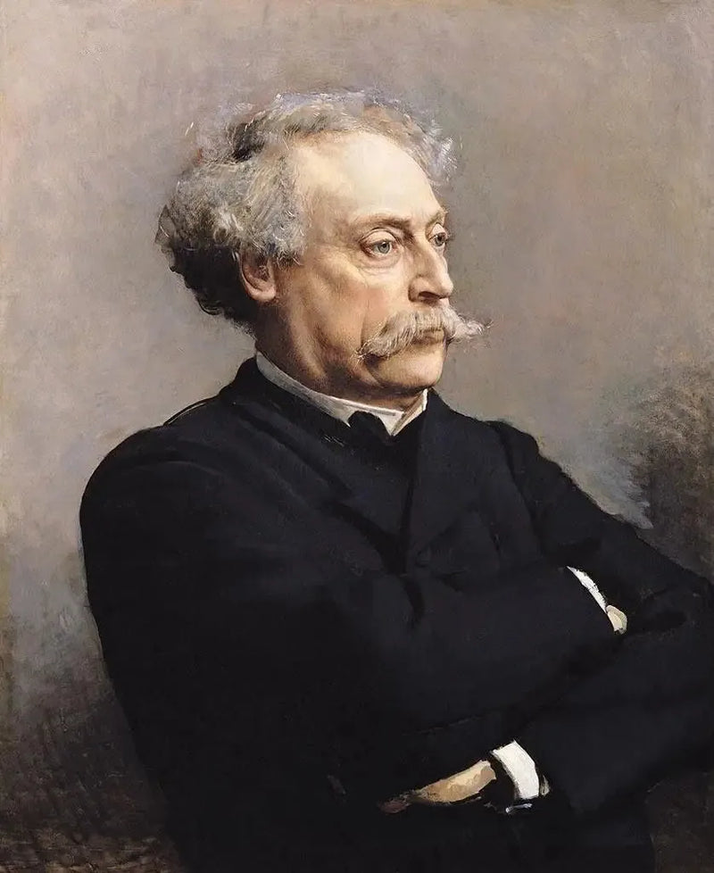 Portrait of Alexandre Dumas fils - Léon Bonnat