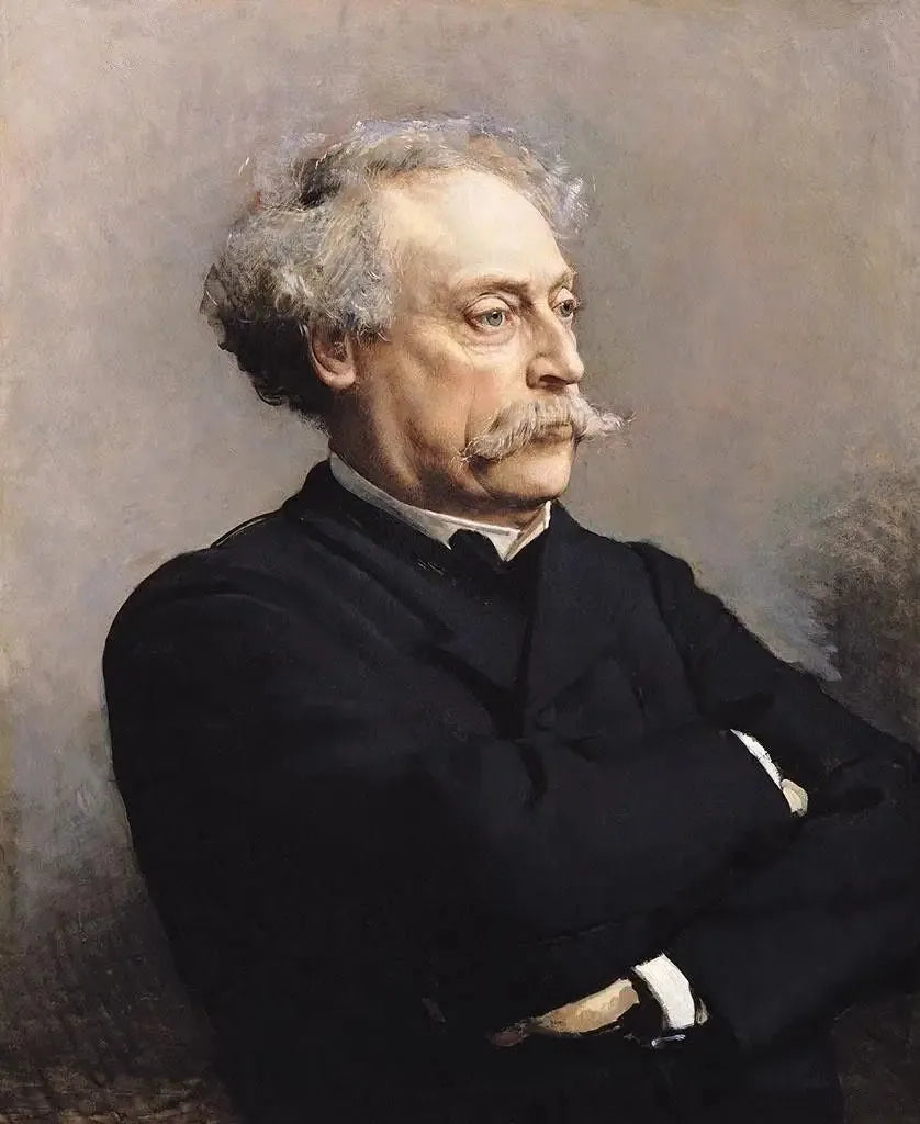 Portrait of Alexandre Dumas fils - Léon Bonnat
