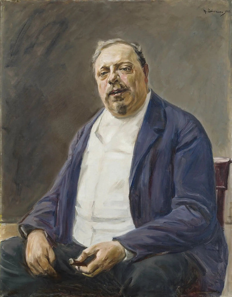 Portrait of Alfred von Berger - Max Liebermann