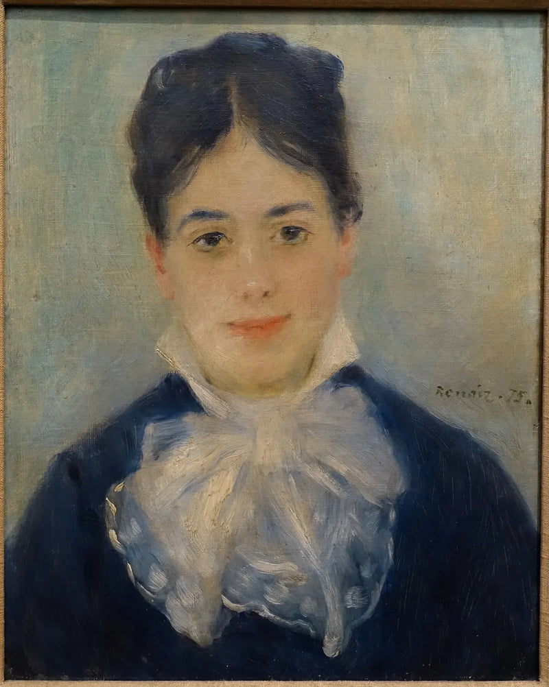 Portrait of Alphonsine Fournaise - Pierre-Auguste Renoir