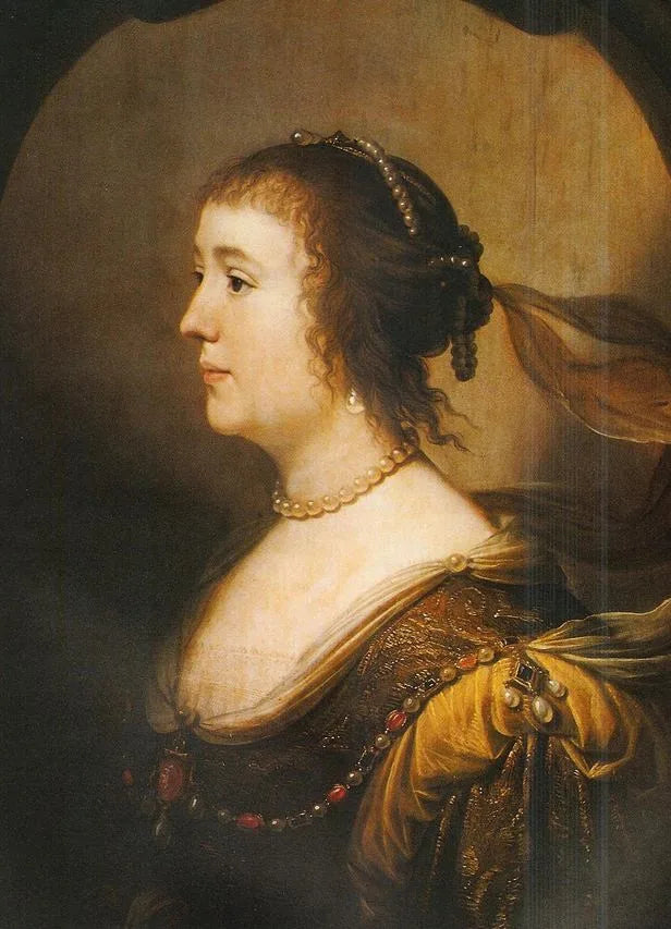 Portrait of Amalia van Solms (1602-1675) - Gerrit van Honthorst