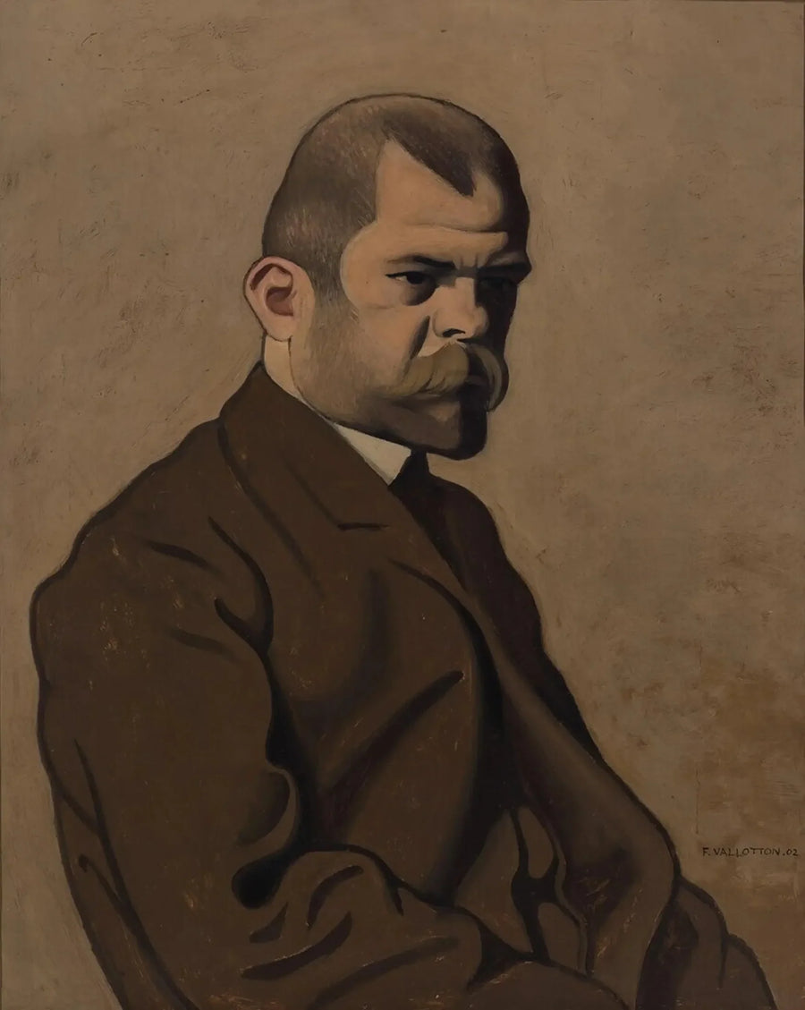 Portrait of Ambroise Vollard - Félix Vallotton