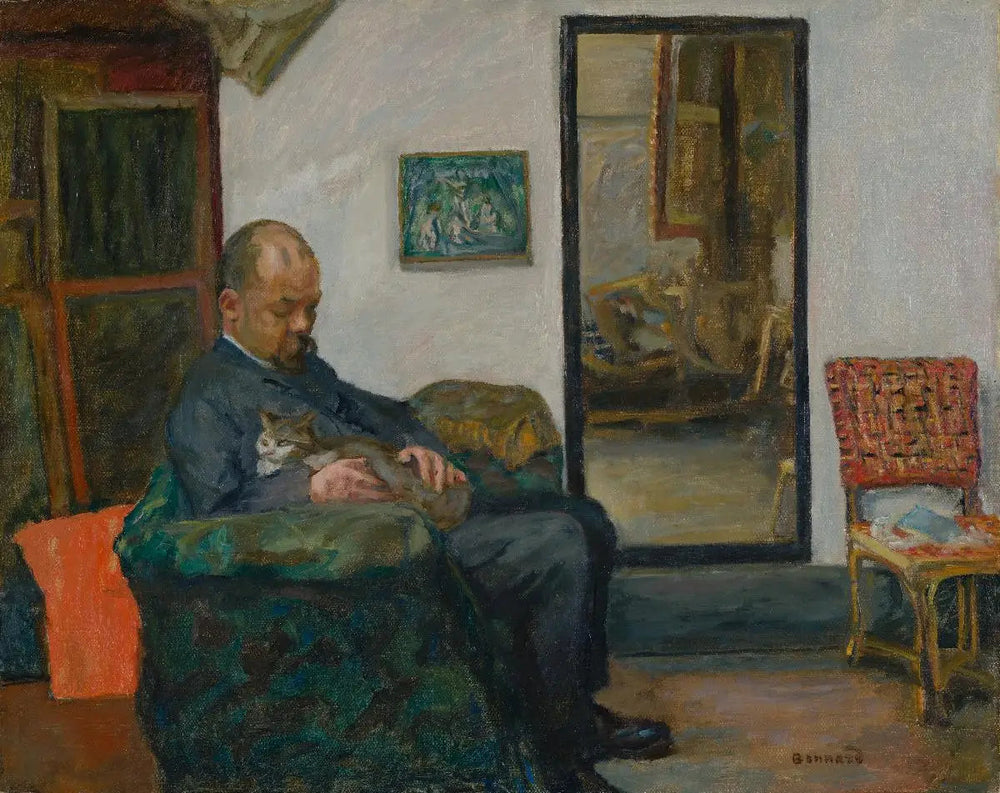 Portrait d'Ambroise Vollard - Pierre Bonnard image 1 reproduction artisanale de tableau