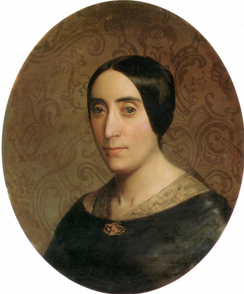 Portrait of Amélina Dufaud, wife of Bouguereau, aunt of the artist - Bouguereau