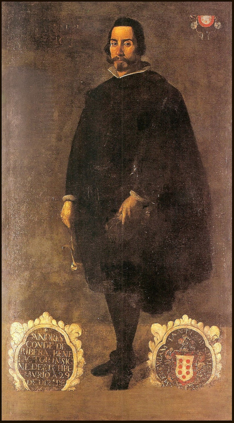 Portrait of Andrés Condé de Ribera - Francisco de Zurbarán