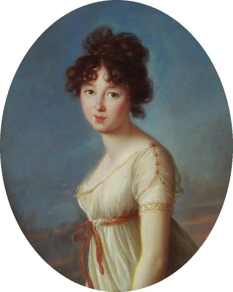 Portrait of Aniela Czartoryska née Radziwiłł. - Élisabeth Vigée Le Brun