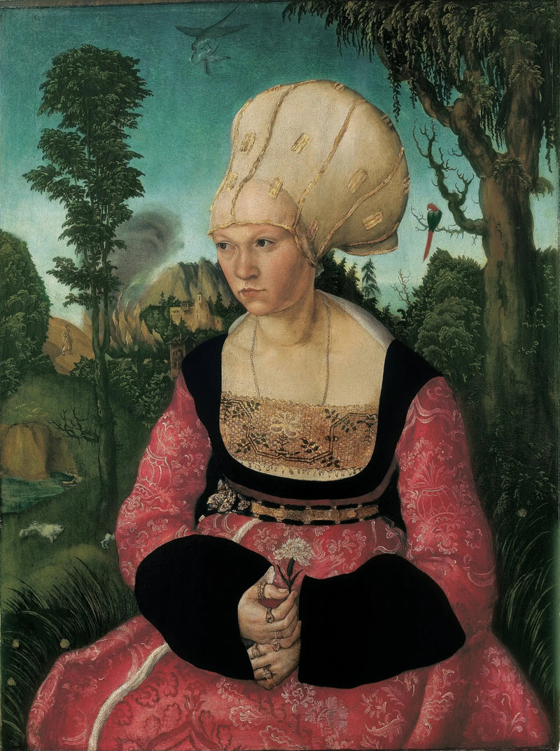 Portrait of Anna Cuspinian - Lucas Cranach the Elder