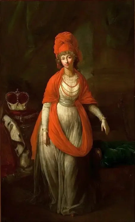 Portrait of Anna Dorothée von Medem, Duchess of Courland. - Anton Graff