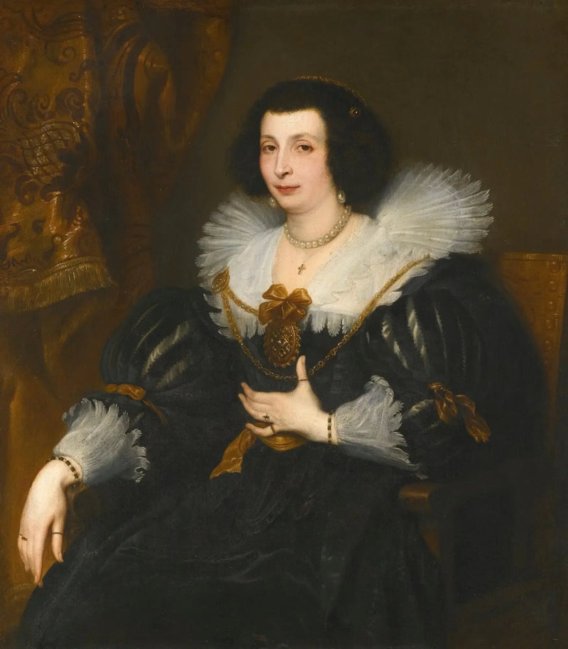 Portrait of Anna Maria de Çamudio - Antoine van Dyck