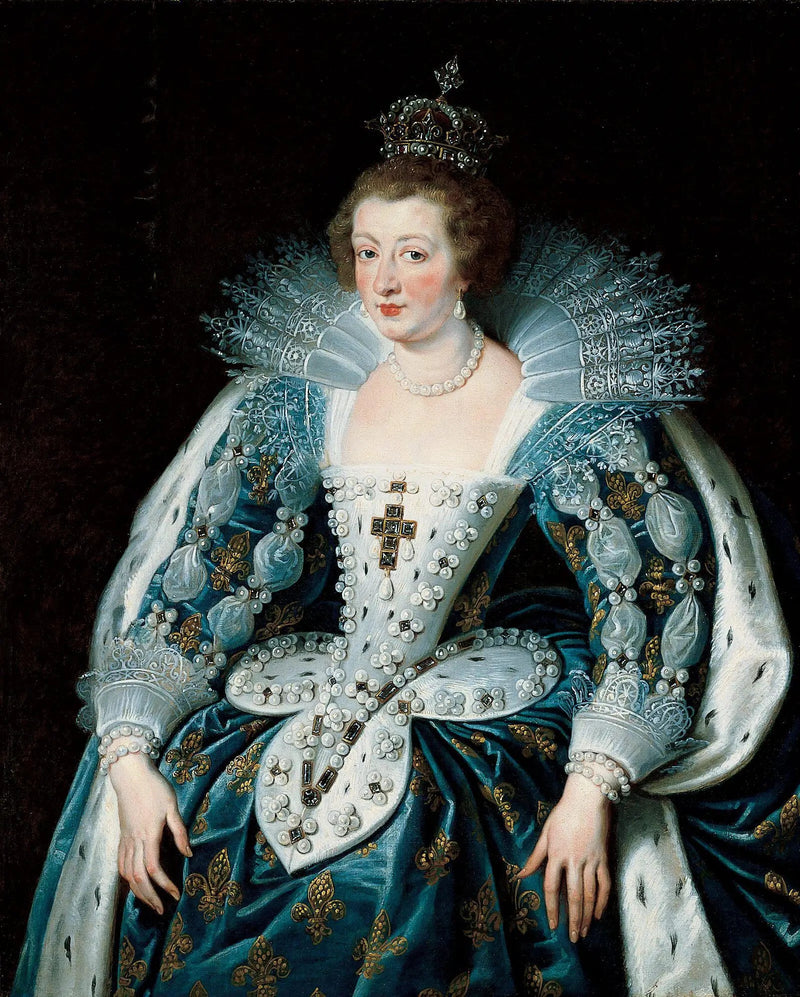 Portrait of Anne of Austria - Peter Paul Rubens