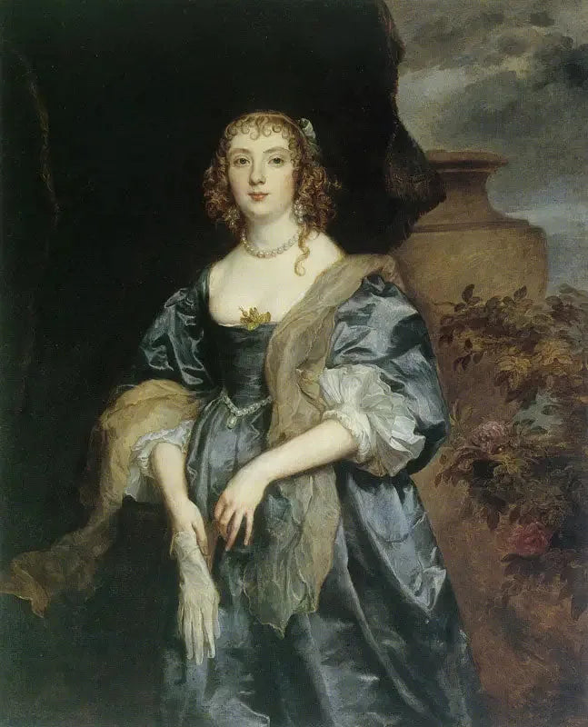 Portrait of Anne Carr, Lady Russell - Antoine van Dyck