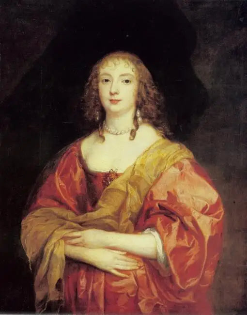 Portrait of Anne Carr, Lady Russell, Countess of Bedford (1615-1684), circa 1639 - Antoine van Dyck