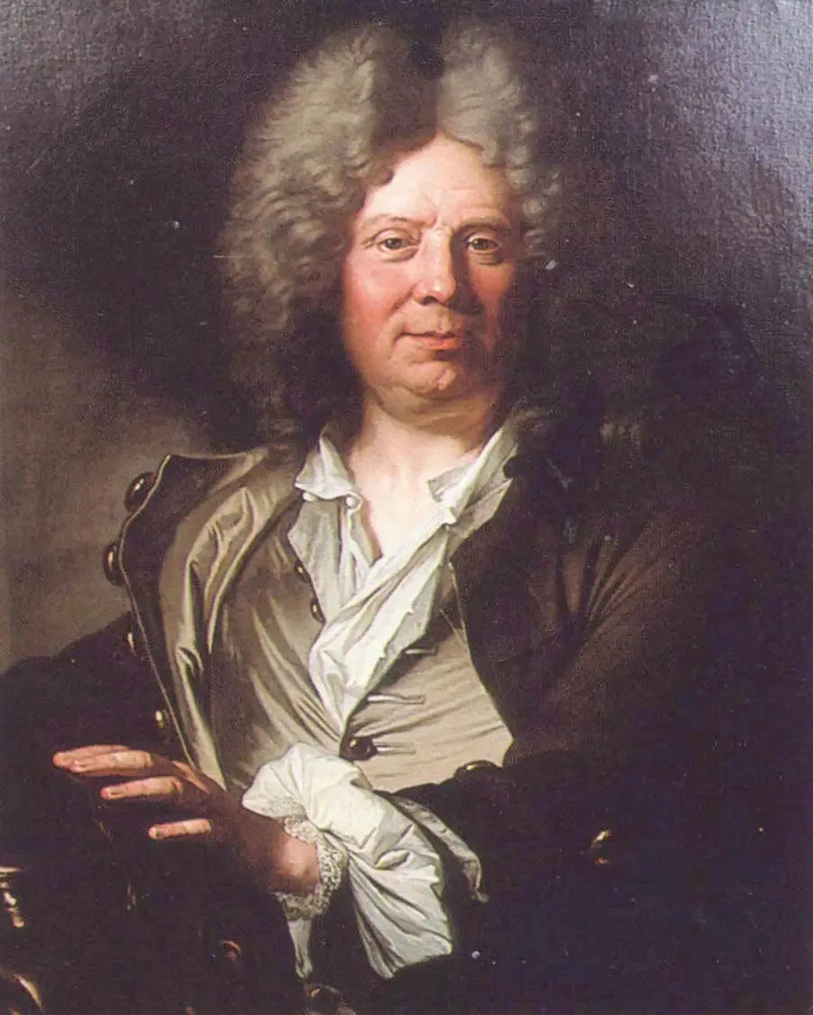 Portrait of Antoine Coysevox - Hyacinthe Rigaud