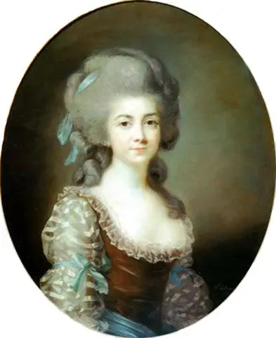 Portrait of Antoinette Saint-Huberty (1756-1812), French actress. - Élisabeth Vigée Le Brun